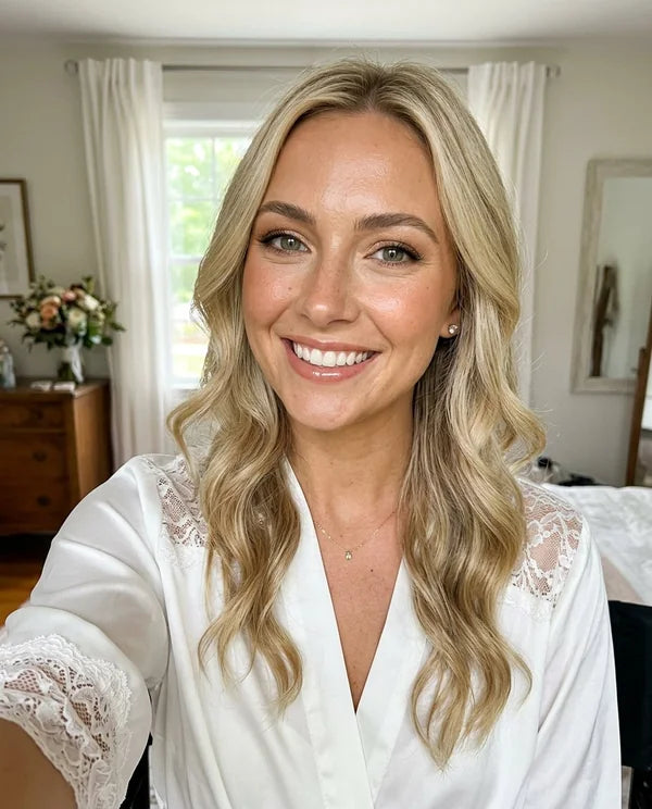 Amanda's wedding prep glow